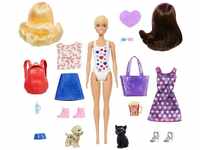 Mattel Barbie GPD56, Mattel Barbie Barbie Color Reveal Doll mit 25...