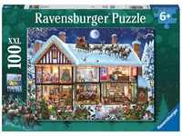 Ravensburger 12996, Ravensburger Weihnachten Zuhause (100 Teile)