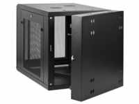 StarTech 12HE Wandmontage Server Rack bis zu 81cm tief Gehäuse mit Scharnier