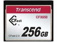 Transcend TS256GCFX650, Transcend CFast 2.0 CFX650 256GB (CFast, 256 GB) Schwarz