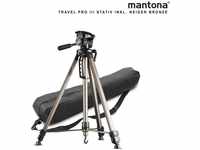 mantona 20082, mantona Basic Travel Pro III bronze (Metall)
