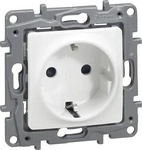 Legrand 664531, Legrand Niloe Schuko-Steckdose 664531 Ber&uuml;hrungsschutz Steckklemmen