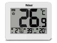 Mebus 01074 Thermometer, Thermometer + Hygrometer, Weiss