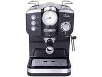 BiKitchen Espressomaschine mit Siebträger b kitchen coffee 200 (16271295) Schwarz