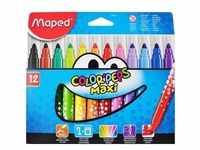 Maped, Malstifte, Color Peps Maxi (Multicolor, 12 x)