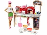 Mattel Barbie FHR09, Mattel Barbie Barbie Pizza Baker Spielset mit Clay Dough