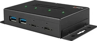 Lindy 43094, Lindy USB-C Metall Hub (USB-C, 4 Ports) (43094) Schwarz