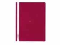 Durable, Mappe, Clear View Folder Präsentations-Mappe PVC Rot (A4)