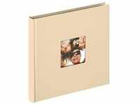 Walther Design, Fotoalbum, Fun creme 18x18 30 schwarze Seiten Buch FA199H (18 x 18