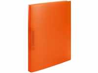 Herma Ringbuch, DIN A4, 2-Ring-Mechanik, orange transluzent, Rückenbreite: 25 mm,