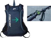 Fischer Fahrrad 50397, Fischer Fahrrad Fischer Rucksack mit Blinkfunktion...
