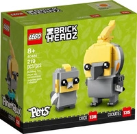 LEGO 40481, LEGO BrickHeadz - Nymphensittich (40481, LEGO Brickheadz) (40481)
