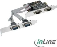 InLine 76623C, InLine Schnittstellenkarte 4x Seriell 9-pol PCIe PCI-Express (76623C)
