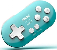 8bitdo RET00222, 8bitdo Zero 2 (Android, Mac, PC, Switch) (RET00222) Blau/T&uuml;rkis