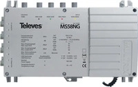 Televes MS58NG, Televes MS58NG. Produktfarbe: Grau. Stecker: F. Breite: 204 mm,
