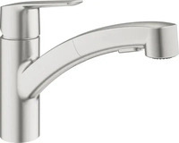 Grohe 30307DC1, Grohe K&uuml;chenarmatur mit Handbrause Start 2021 supersteel matt 30307