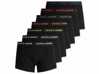 Jack & Jones, Herren, Unterhosen, 7er-Pack Basic Boxershorts, Schwarz, (L, 7er...