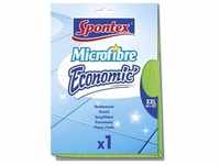 Spontex Bodentuch Microfibre Economic XXL farbig sortiert, Reinigungsutensil,
