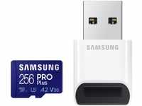 Samsung MB-MD256KB/WW, Samsung Pro Plus (microSDXC, 256 GB, U3, UHS-I) Blau
