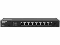 QNAP QSW-1108-8T, 8-Port 2,5GbE Switch (8 Ports), Netzwerk Switch, Schwarz
