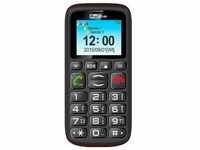Maxcom MM428 2G (0.03 GB, Rot, Schwarz, Dual SIM, 2G), Smartphone, Rot, Schwarz