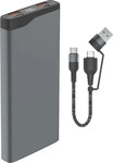 4smarts 468777, 4smarts VoltHub Pro (10000 mAh, 22.50 W, 37 Wh) (468777) Grau