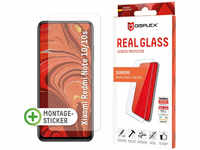 Displex 01462, Displex Real Glass, 2D Panzerglas (1 Stück, Xiaomi Redmi Note...
