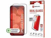 Displex 01484, Displex Real Glass, Full Cover Panzerglas (1 Stück, iPhone 13 mini)