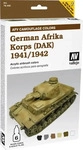Vallejo 78409, Vallejo Model Air AFV Set German Afrika Korpus (1941/42) (8 ml)