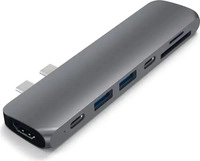 Satechi ST-CMBPM, Satechi St-Cmbpm (USB-C, 1 Port) (ST-CMBPM) Grau