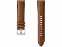Samsung Stitch Leather Band (42 mm, 41 mm, 20 mm, Echtleder) (13505705) Braun