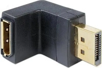 Delock 65382, Delock Displayport Adapter, 90&oslash; gewinkelt (DP, 4 cm) (65382) Schwarz
