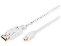 Digitus DisplayPort — Mini DisplayPort (1 m, DisplayPort), Video Kabel