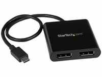 StarTech MSTCDP122DP, StarTech USB-C - DP (DP, 38.60 cm) Schwarz