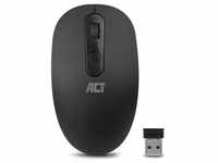 ACT AC5110, ACT Wireless Mouse, USB nano receiver, 1200 dpi, black (Kabellos)...