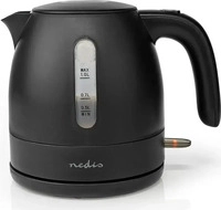 Nedis KAWK300EBK, Nedis Wasserkocher - 360&deg;-Drehsockel - Boil-dry protection -