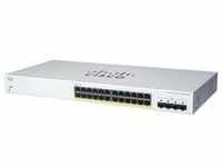 Cisco Switch CBS220-24T-4G 28 Port (28 Ports), Netzwerk Switch, Weiss