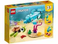 LEGO 31128, LEGO Delfin und Schildkröte (31128, LEGO Creator 3-in-1)