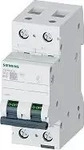 Siemens 5SL62166, Siemens SIEM 5SL6216-6 Leitungsschutzschalter 400V 6kA 2pol....