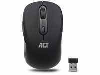 ACT AC5125, ACT Wireless Mouse, USB nano receiver, 1600 dpi, black (Kabellos)...