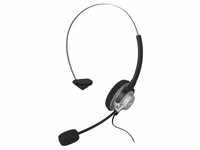Hama On-Ear-Headset für schnurlose Telefone (Kabelgebunden), Office Headset,