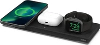 Belkin WIZ016VFBK, Belkin BoostCharge Pro 3-in-1-Ladepad mit MagSafe (15 W)
