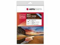 AGFAPHOTO Premium Matt Coated 130 g A 4 50 Blatt (130 g/m2, A4, 50 x), Fotopapier,