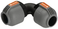 Gardena 02773-20, Gardena L-St&uuml;ck 90&deg; 25mm (02773-20) Grau/Schwarz