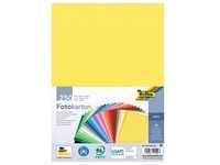 Folia, Bastelpapier, Fotokarton, DIN A4, 300 g/qm, sortiert (250 x)