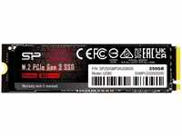 Silicon Power SP250GBP34UD8005, Silicon Power SSD UD80 250GB M.2 PCIe Gen3 x4...
