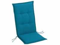 Best-Freizeitmöbel, Sitzkissen, Sitzkissen Hochlehner Outdoor 120 x 50 cm, Blau (120