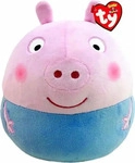 Ty 39316, Ty Squish a Buh Peppa Pig George (20 cm) (39316) Rosa