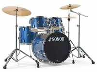 Sonor AQX Studio Set Bundle, Schlagzeug, Blau