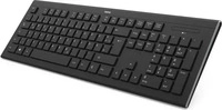 Hama 001349590000, Hama keyboard cortino black (Eng. Int., Kabellos)...